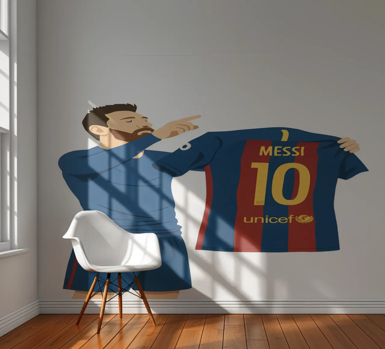 Lionel Messi Minimalist photo wallpaper by MoviesArt
