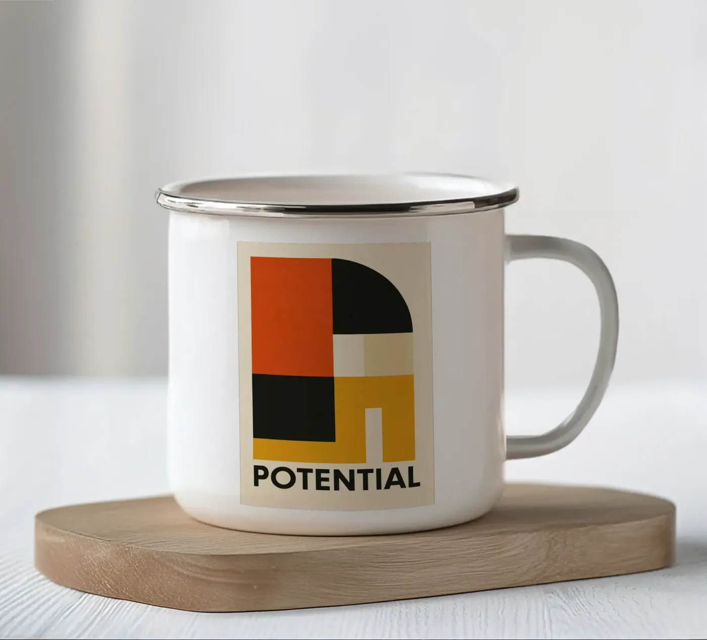 Potential emaille mok van Studio M