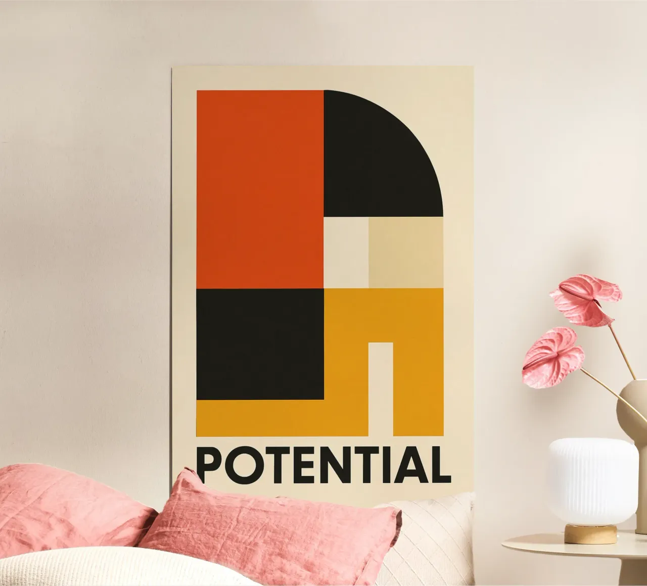 Potential poster con telaio in legno da Studio M