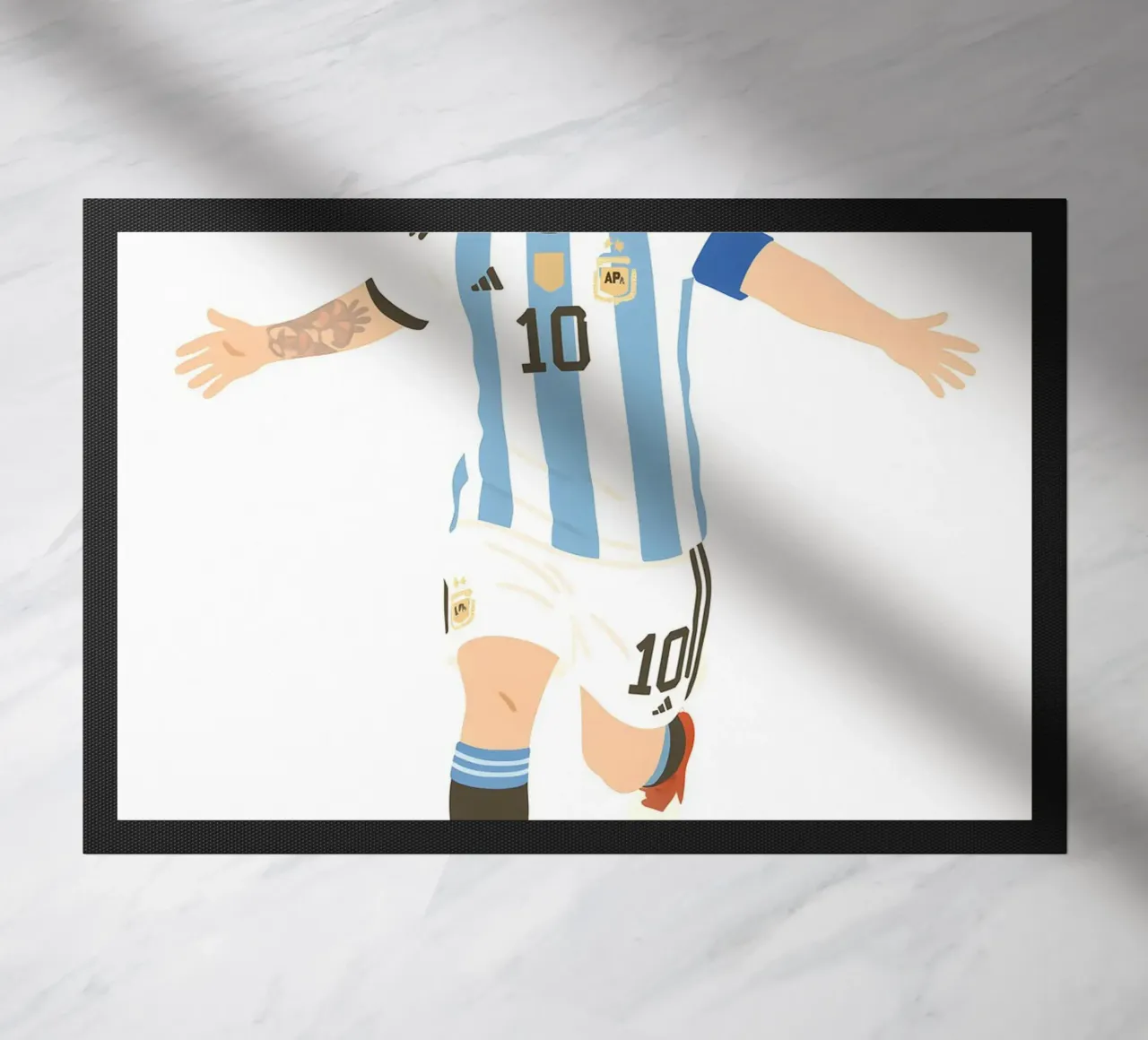 Lionel Messi Argentina Minimalist zerbino da MoviesArt