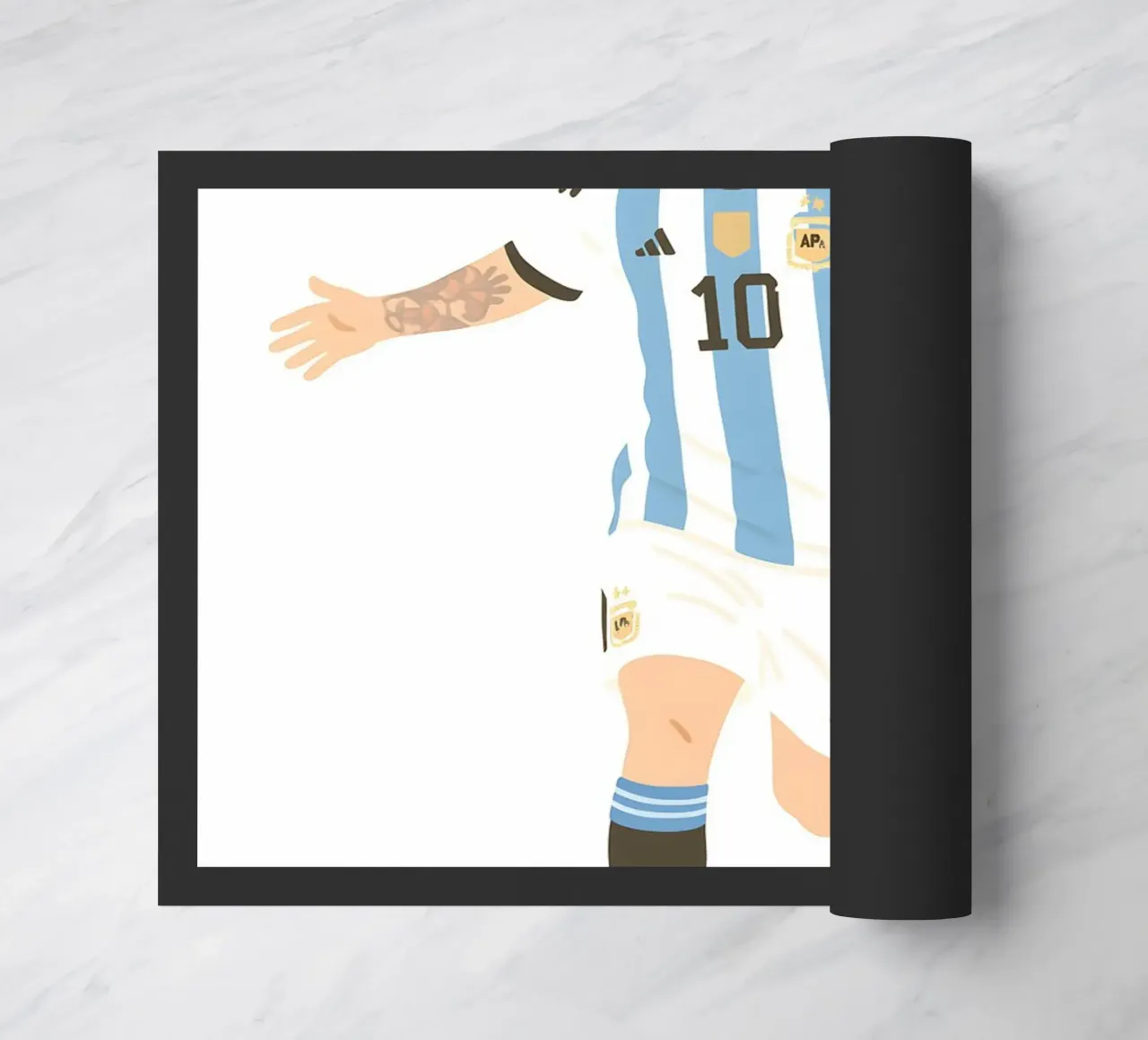 Lionel Messi Argentina Minimalist zerbino da MoviesArt