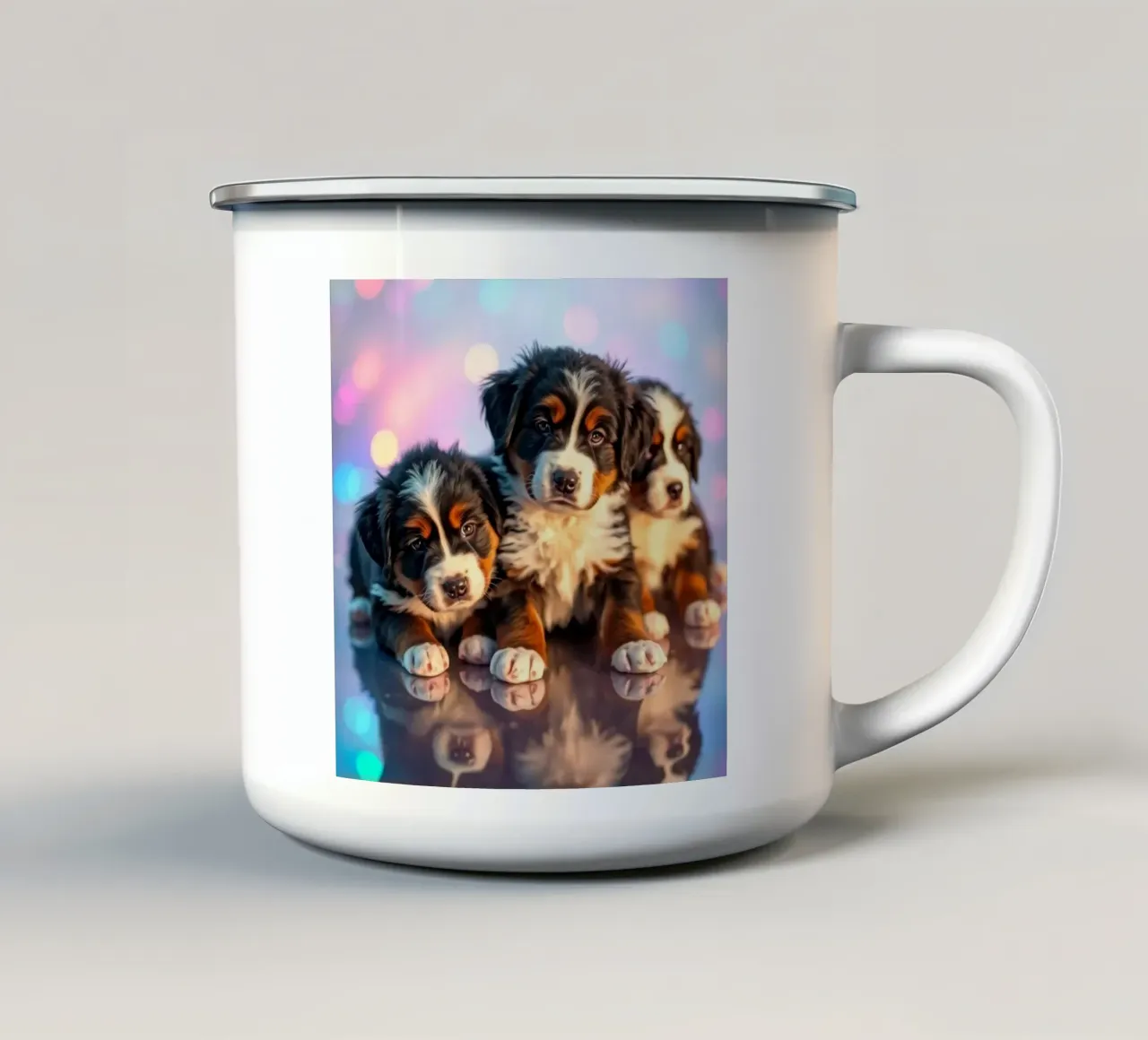 cuccioli carini #60 tazza in smalto da Yumis.Beargang.and.Me