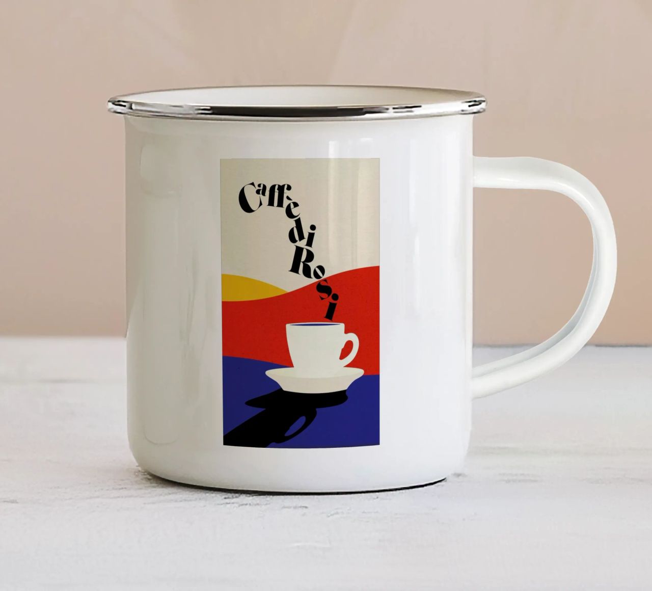 Caffè Di Rosi tazza in smalto da Rosi Feist