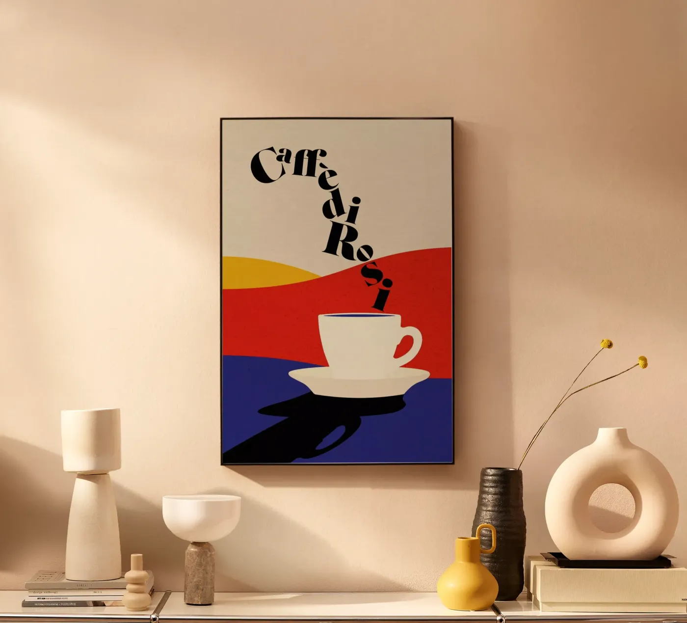 Caffè Di Rosi acryl van Rosi Feist