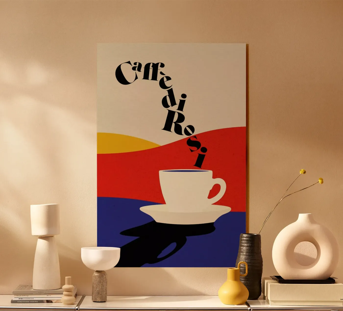 Caffè Di Rosi acryl van Rosi Feist