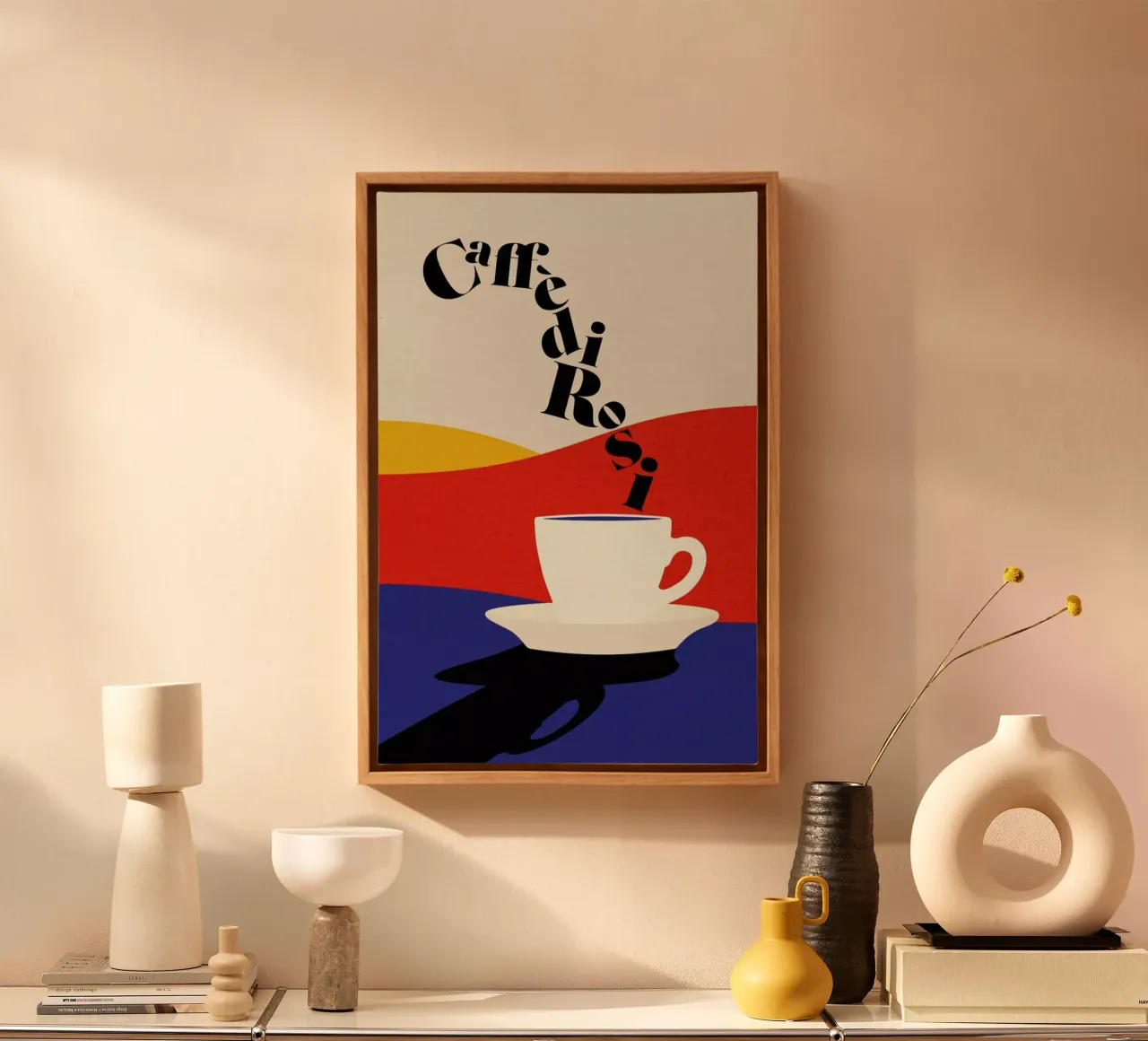 Caffè Di Rosi tela con Cornice a cassetta da Rosi Feist