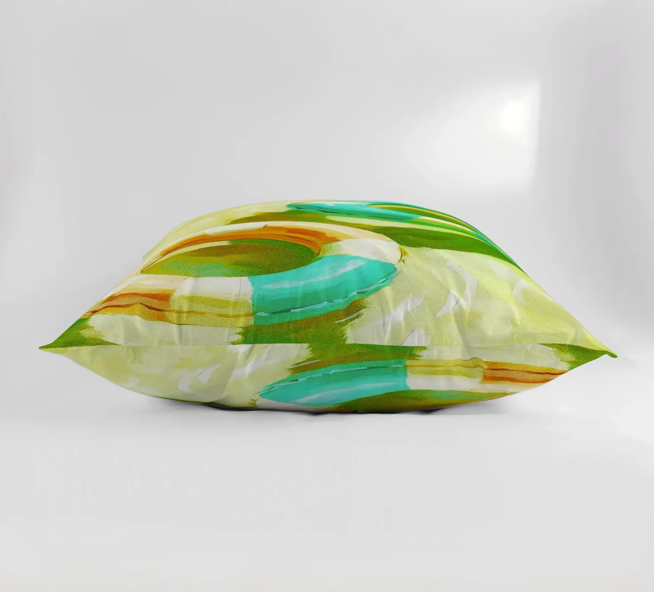 pool floating abstract drawing ilustration decorative cushion by danine