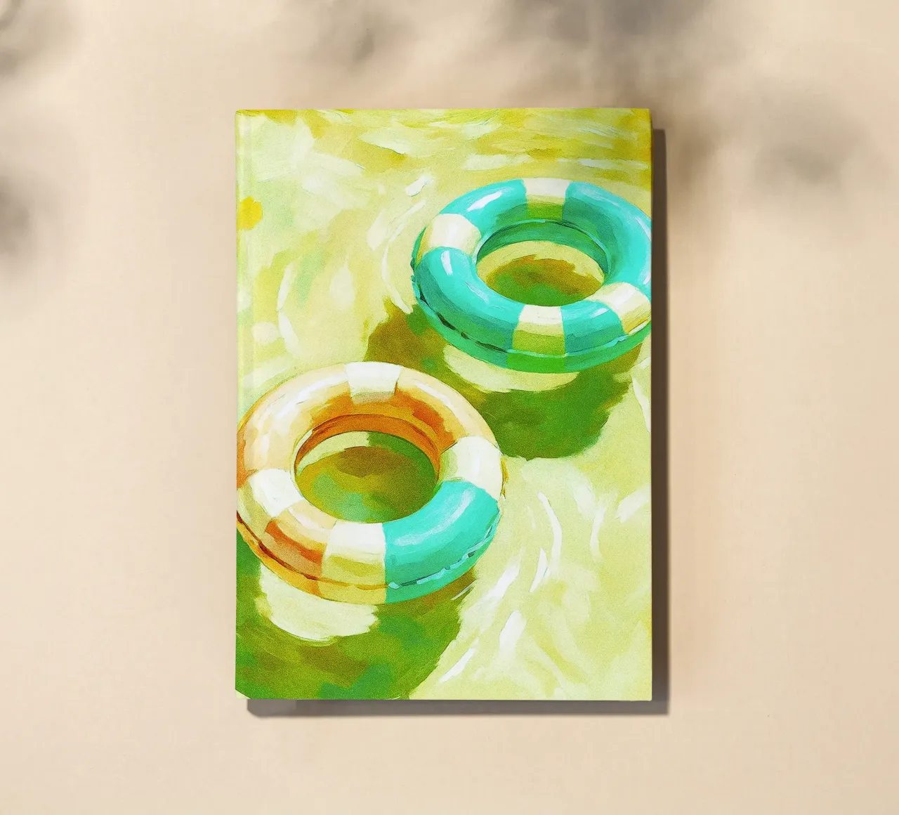 pool floating abstract drawing ilustration notebook by danine