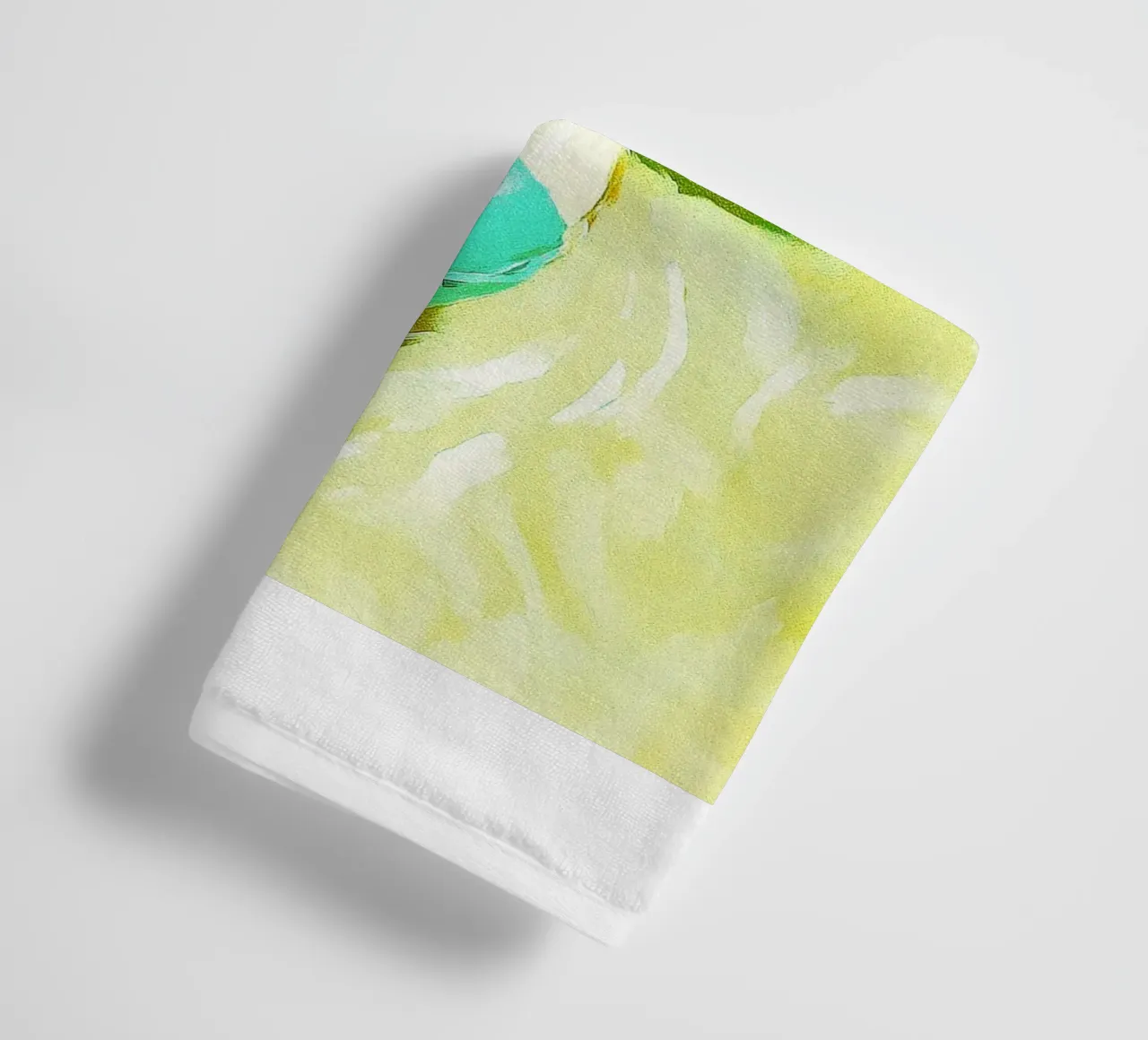 pool floating abstract drawing ilustration towel by danine