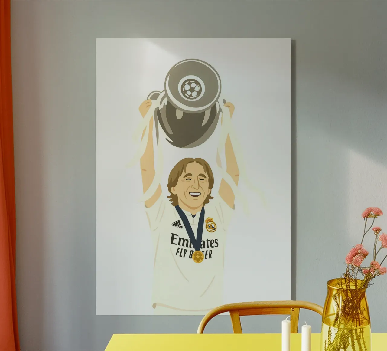 Luka Modric Minimalist plexiglass da MoviesArt