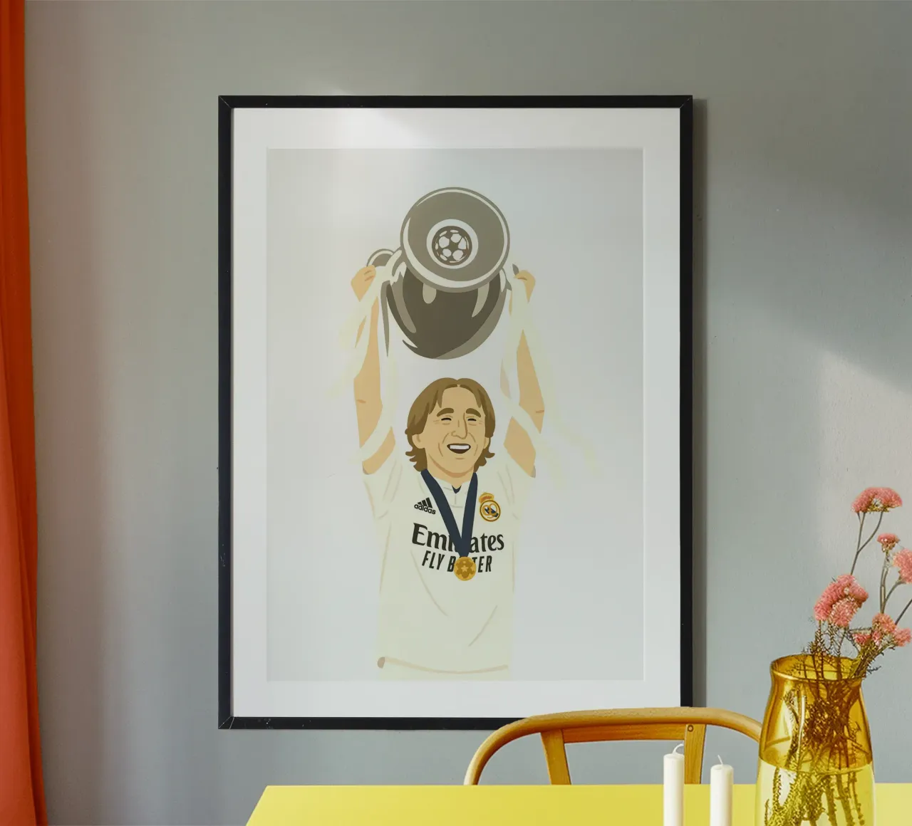 Luka Modric Minimalist carta hahnemühle da MoviesArt