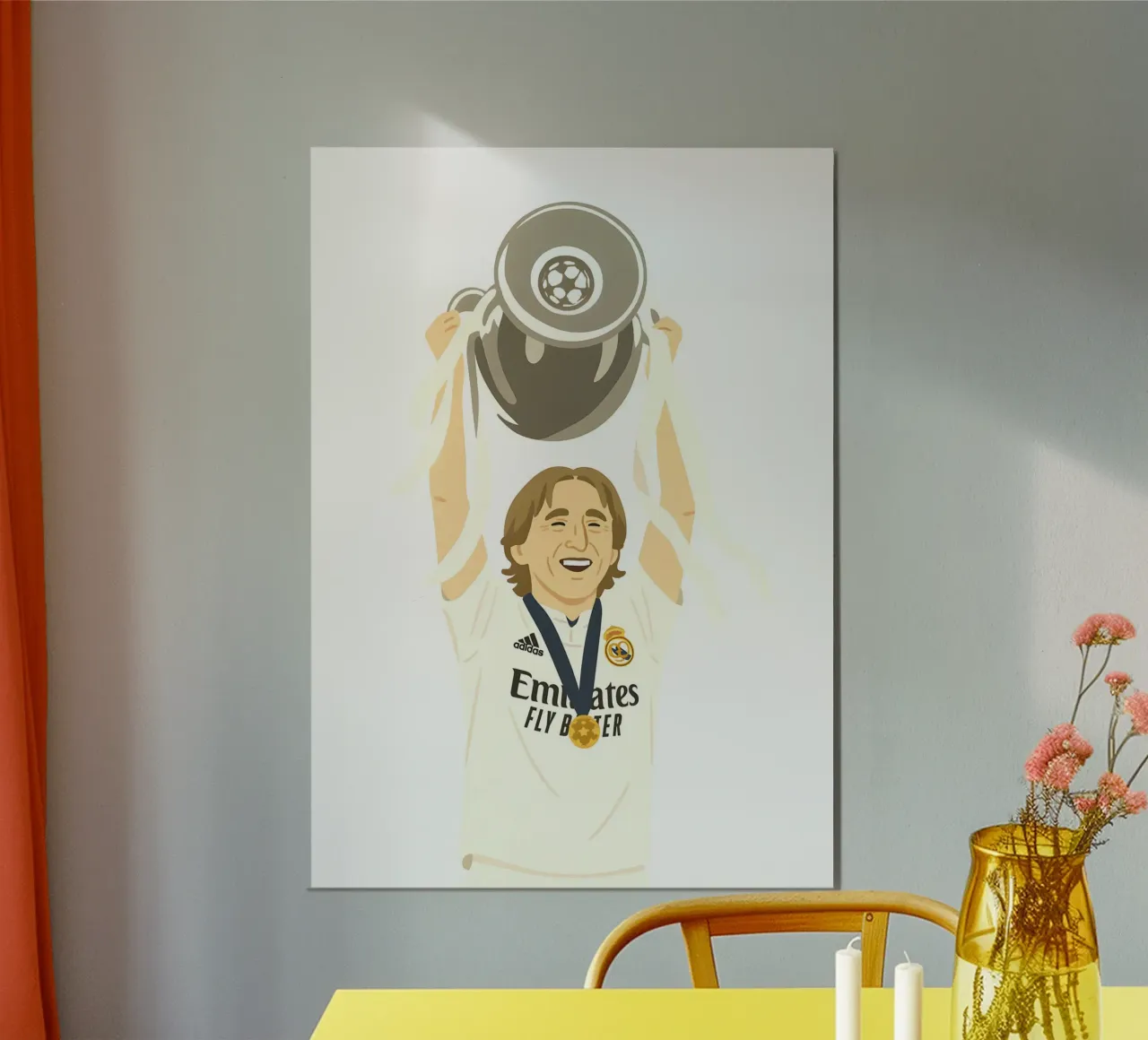 Luka Modric Minimalist carta hahnemühle da MoviesArt