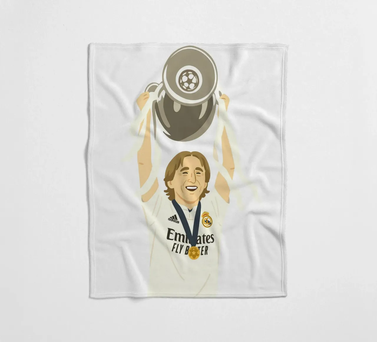 Luka Modric Minimalist coperta in pile da MoviesArt