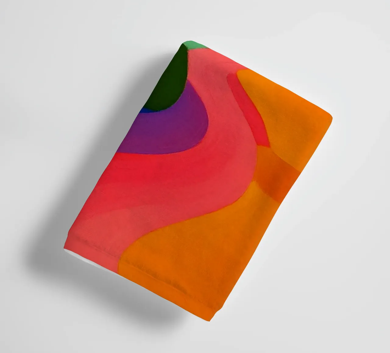 rustic abstract drawing ilustration towel by danine
