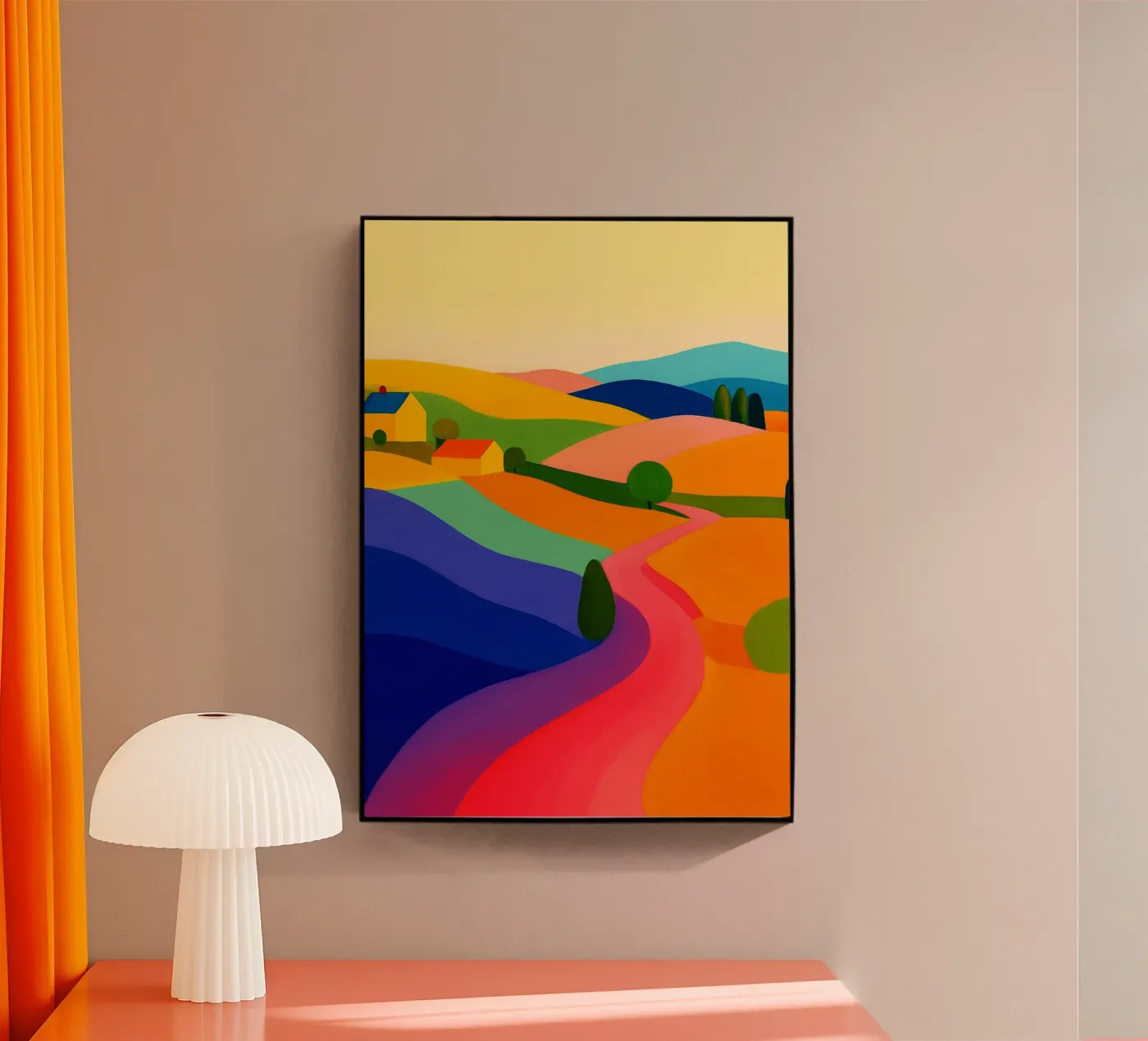 disegno astratto rustico ilustrazione plexiglass da danine