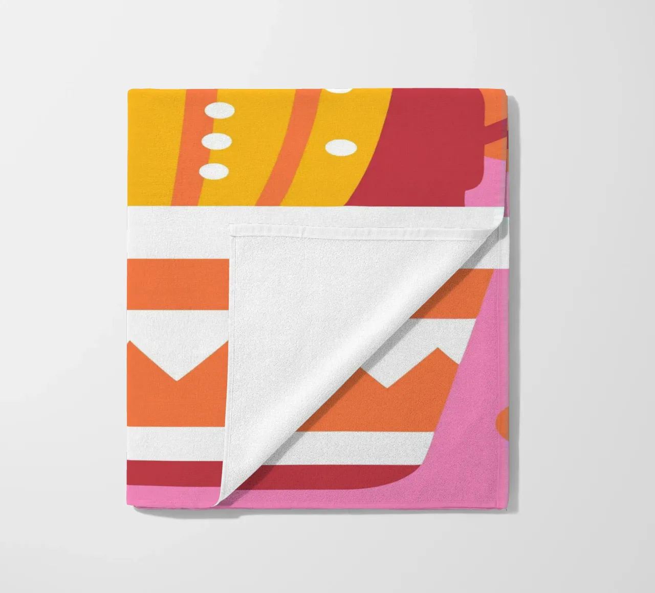 Cute Cactus beach towel by FLOWER PLACE SHOP