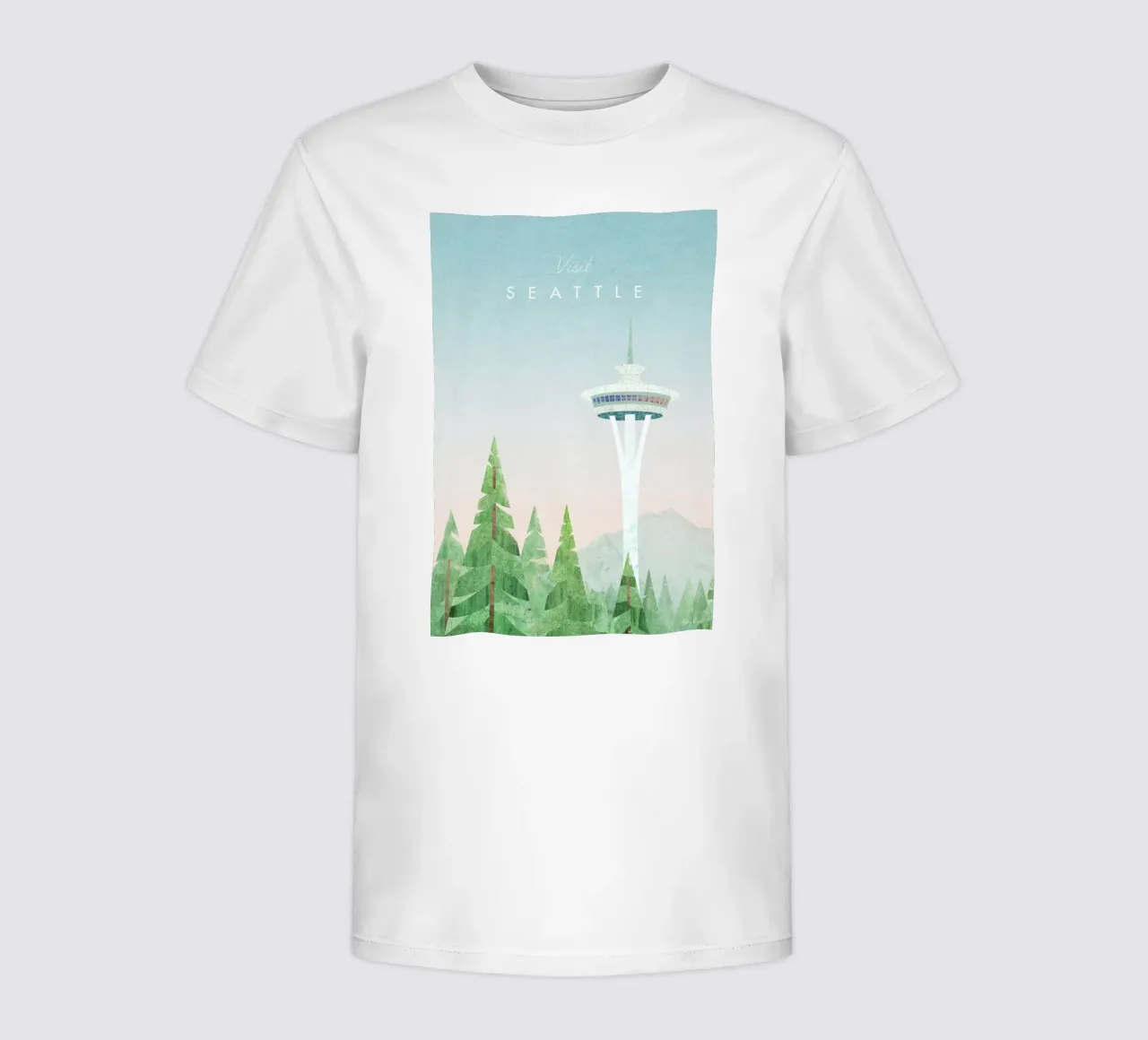 Seattle t-shirt bambini da Henry Rivers