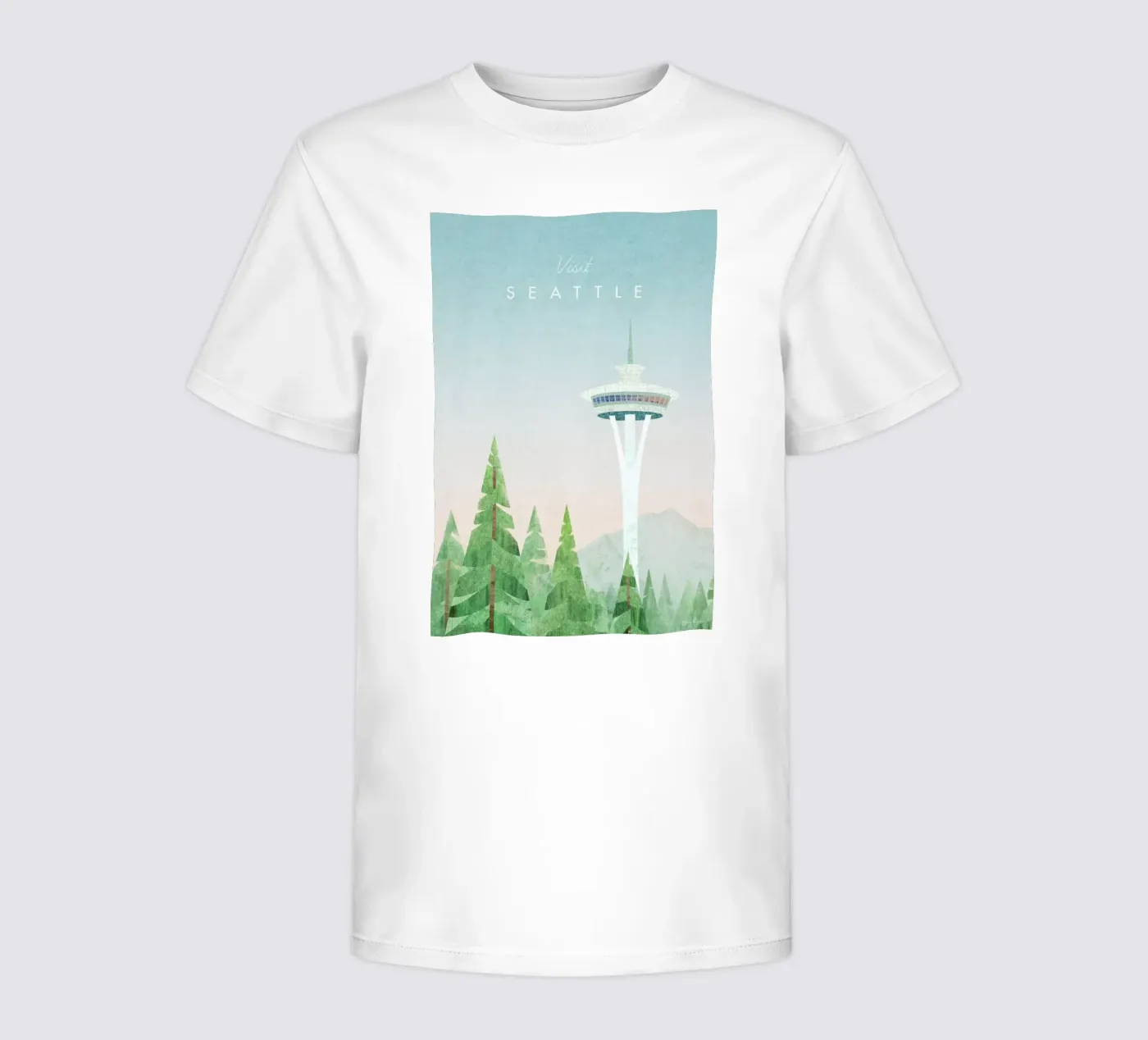 Seattle t-shirt bambini da Henry Rivers
