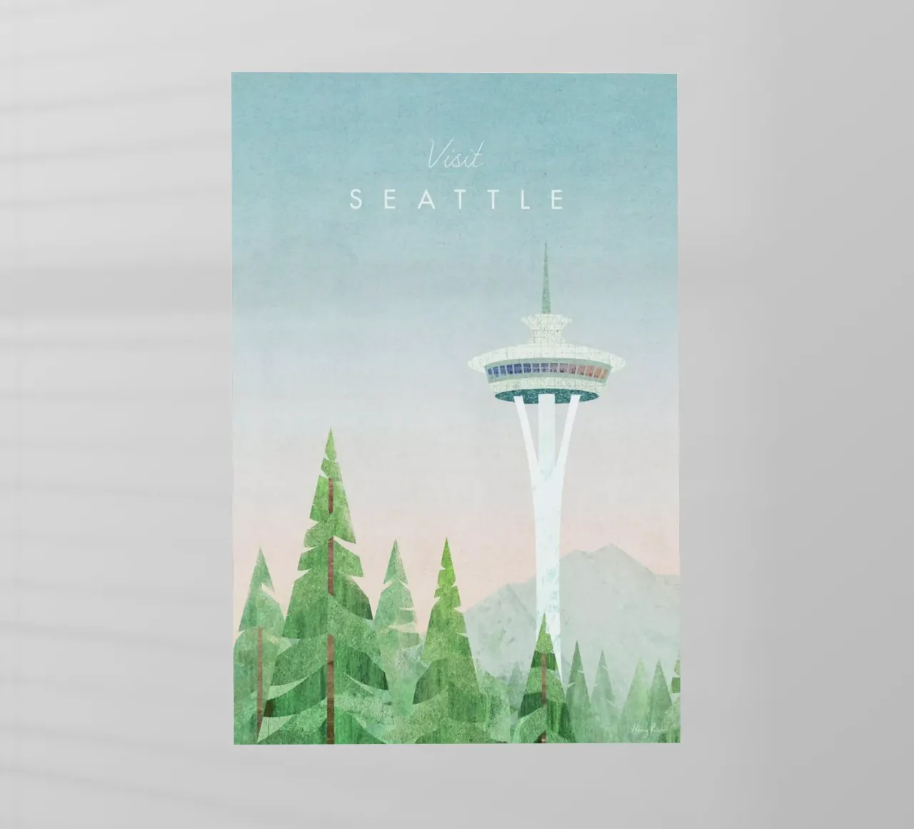 Seattle pellicola backlit da Henry Rivers