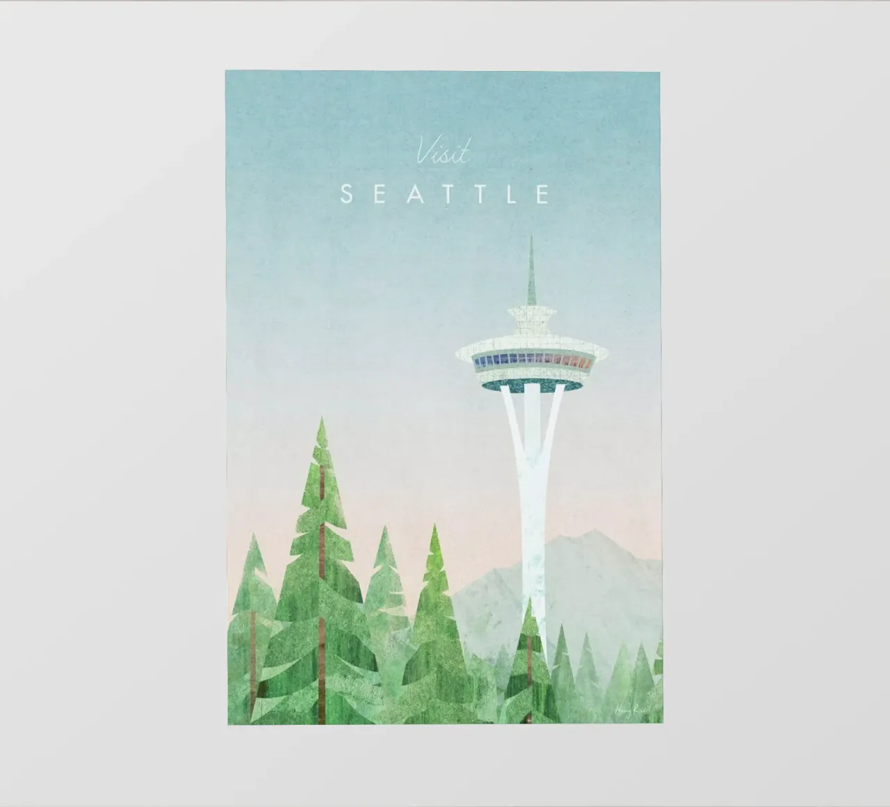 Seattle pellicola backlit da Henry Rivers