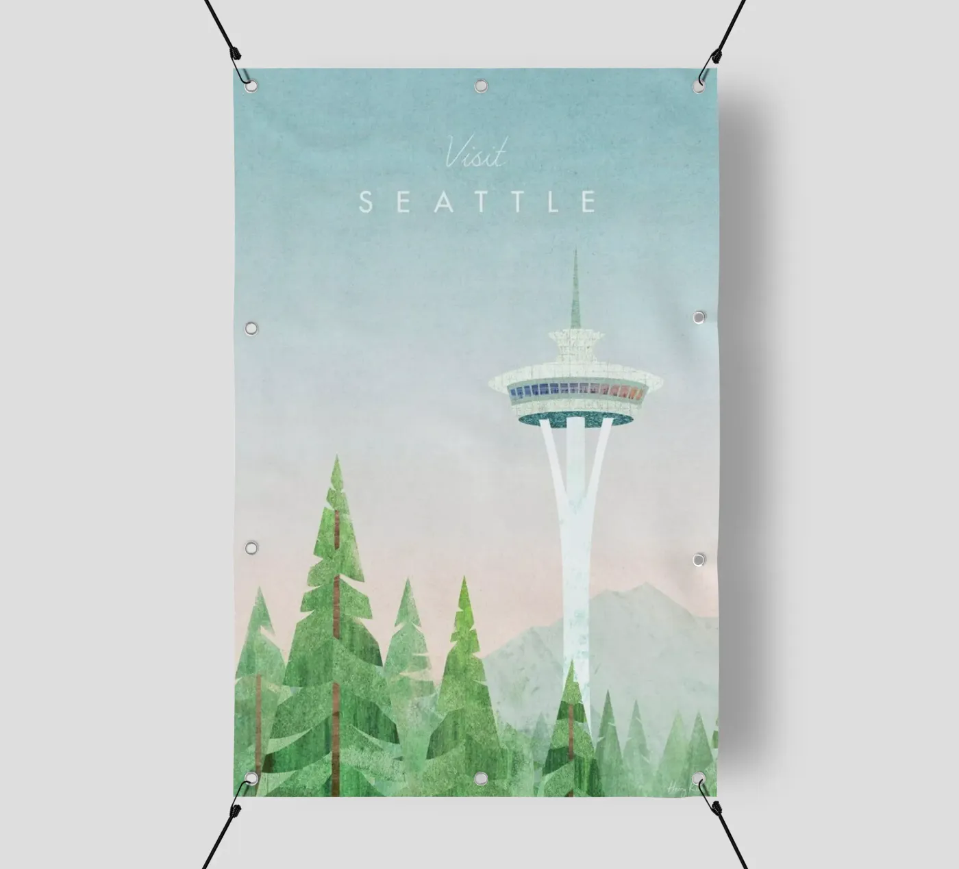 Seattle pvc cover by Henry Rivers