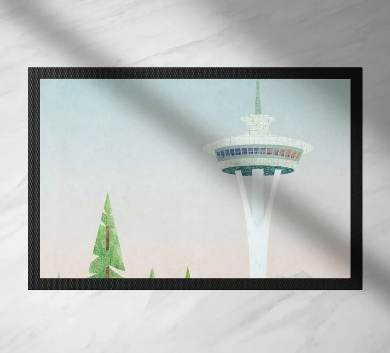 Seattle doormat by Henry Rivers