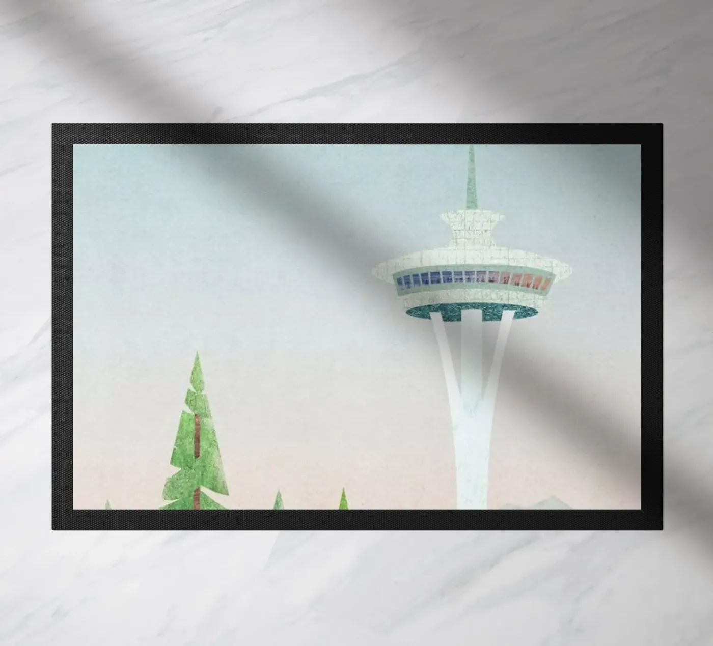 Seattle deurmat van Henry Rivers