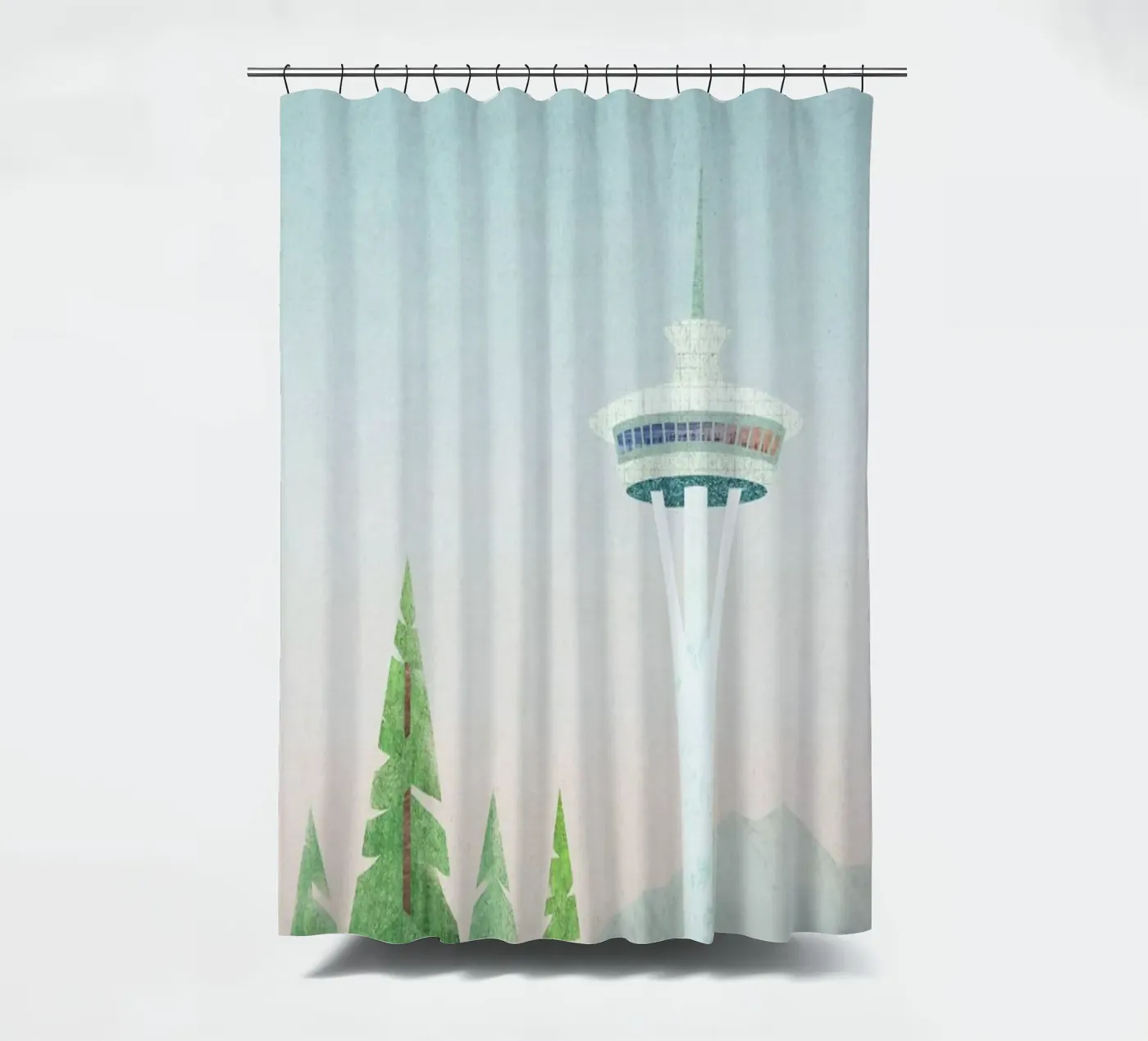 Seattle douchegordijn van Henry Rivers