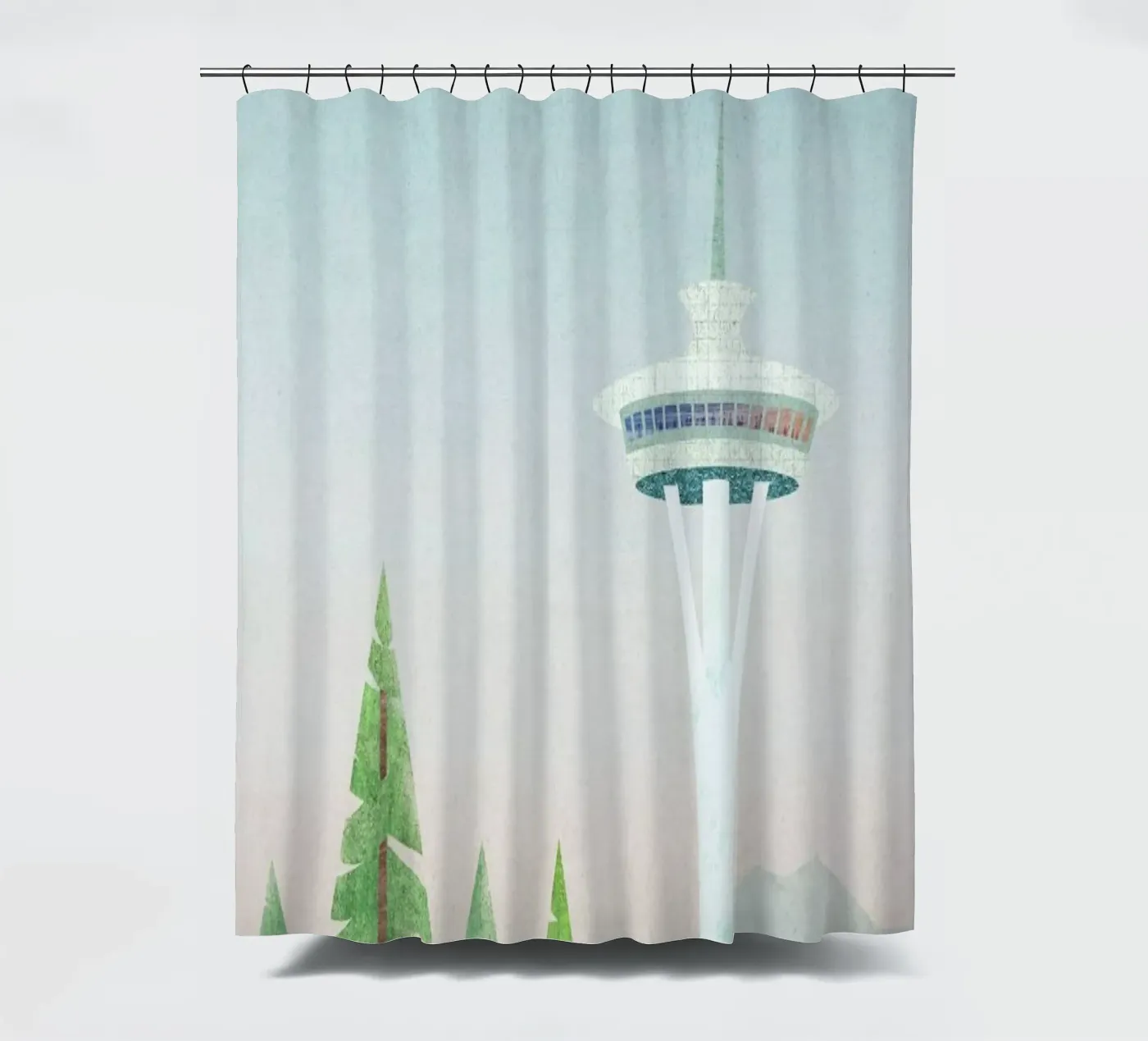 Seattle douchegordijn van Henry Rivers