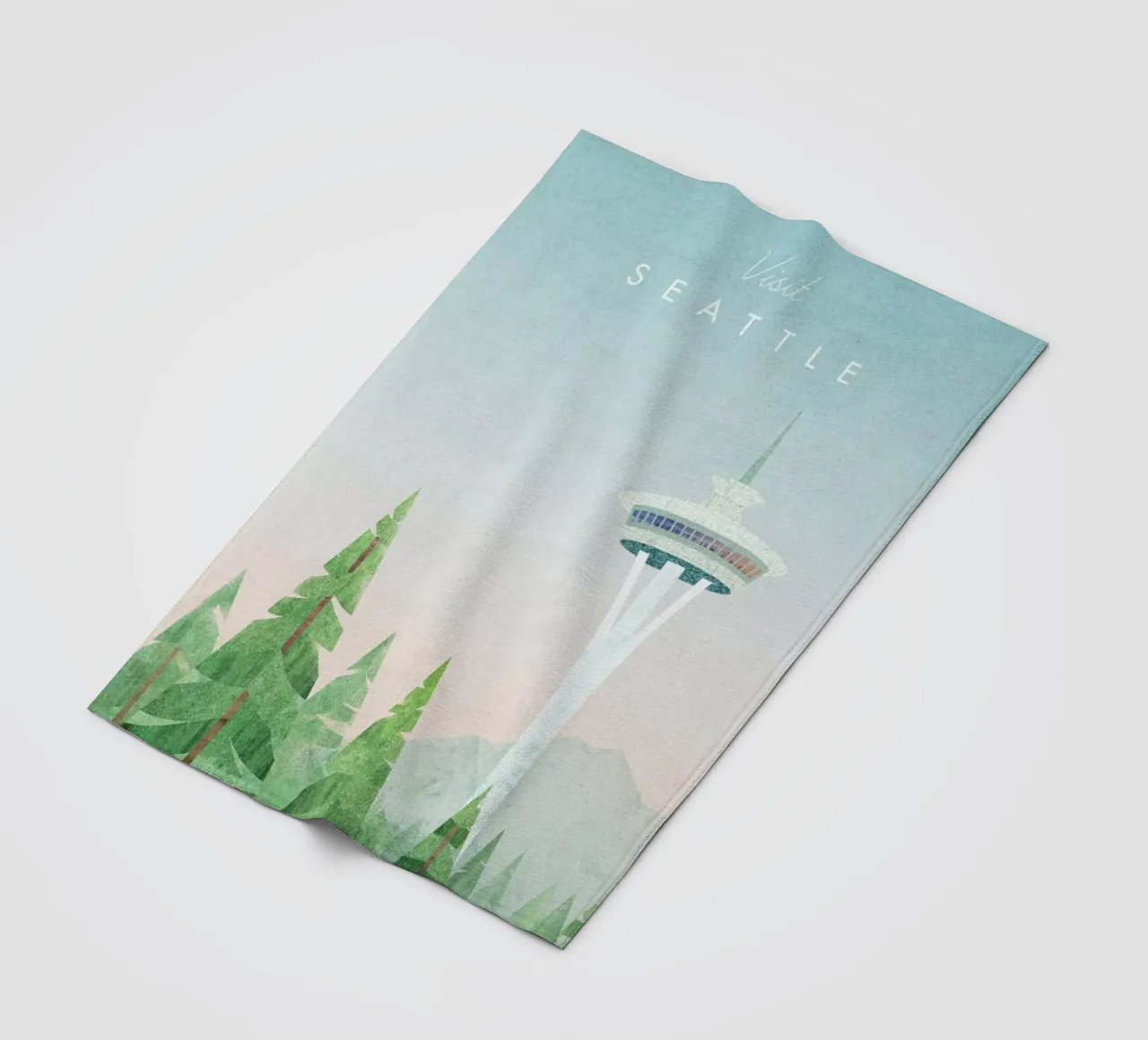 Seattle Fleecedecke von Henry Rivers