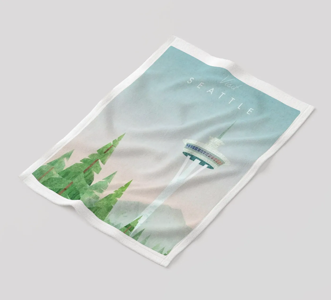 Seattle Fleecedecke von Henry Rivers