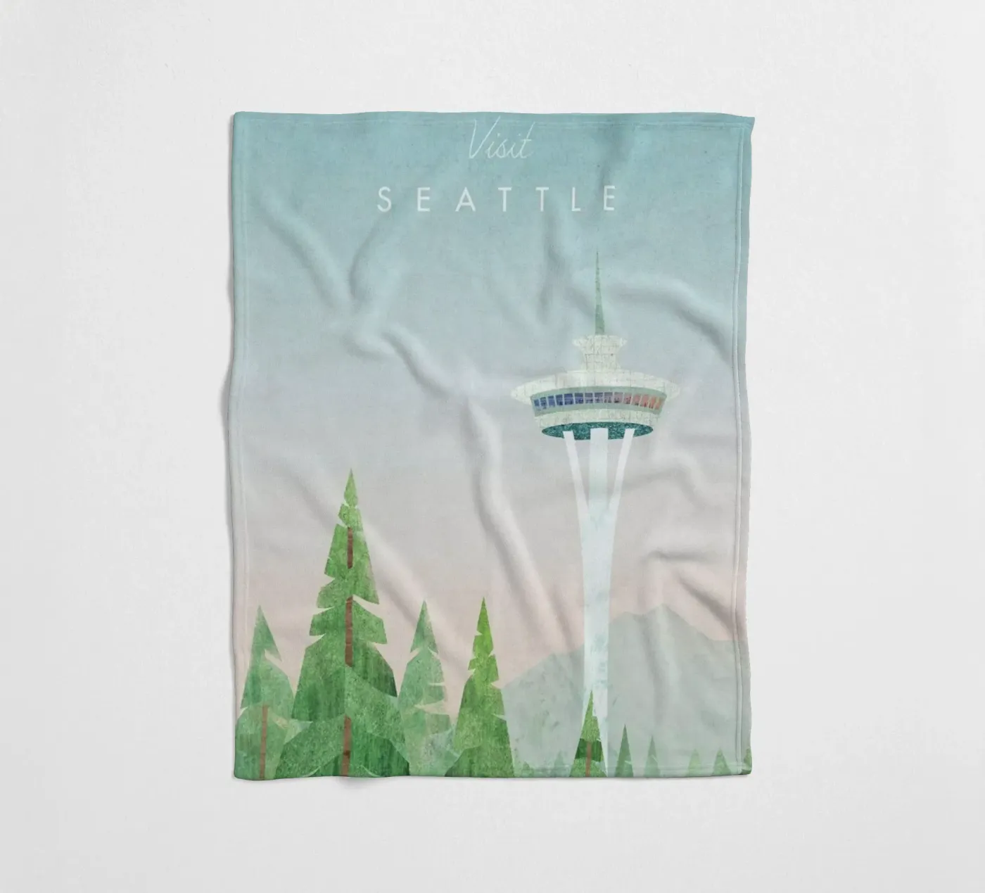 Seattle Fleecedecke von Henry Rivers