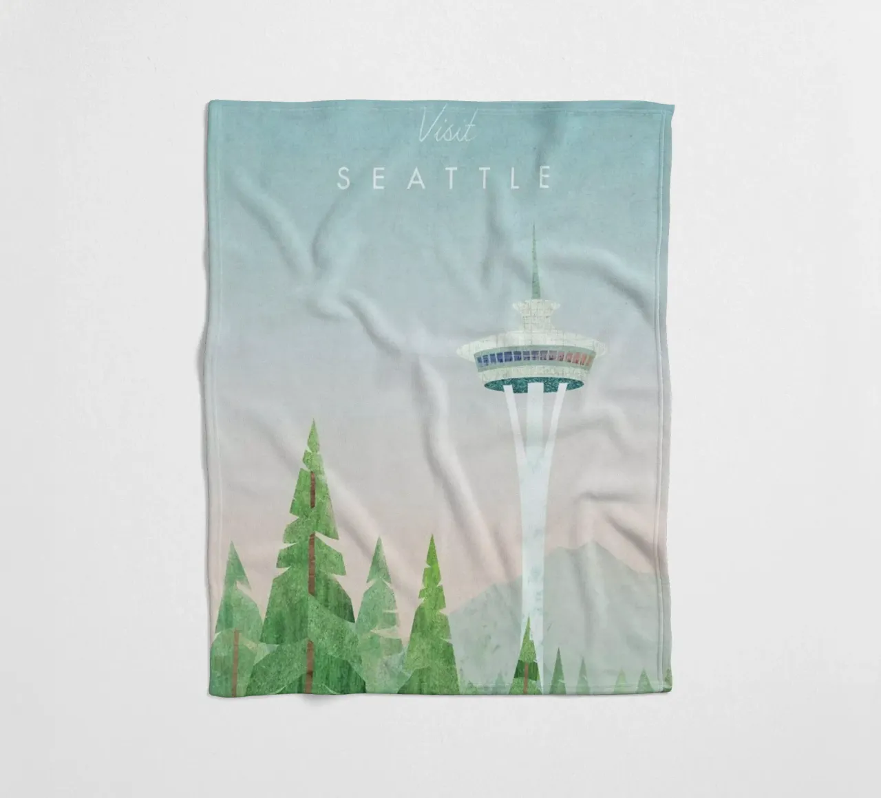 Seattle Fleecedecke von Henry Rivers