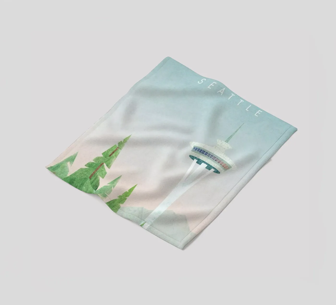 Seattle Fleecedecke von Henry Rivers