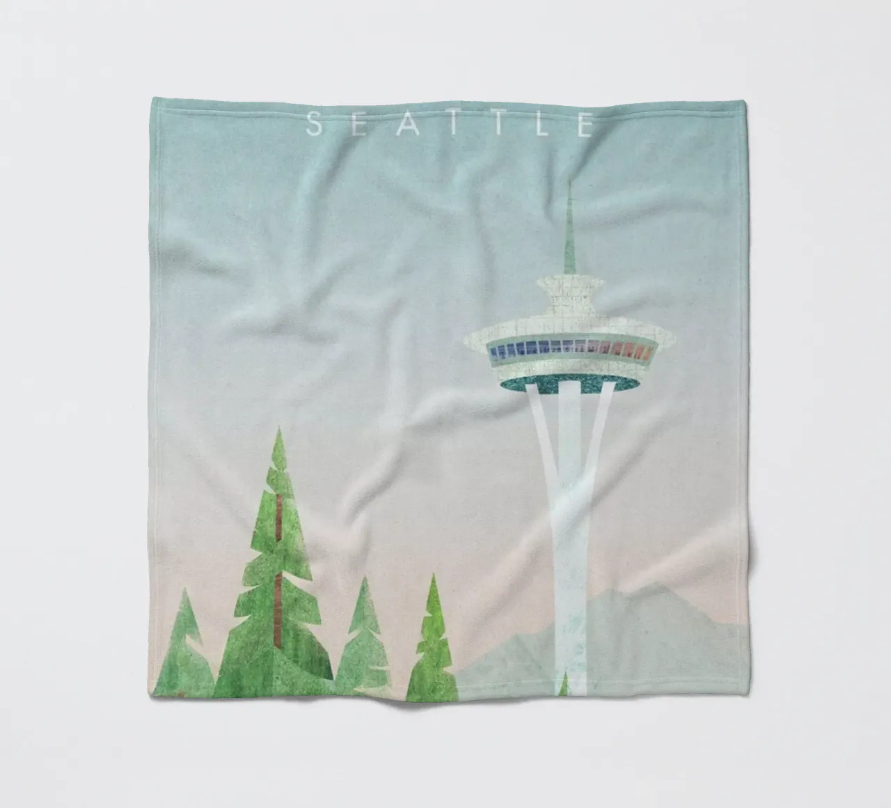 Seattle Fleecedecke von Henry Rivers