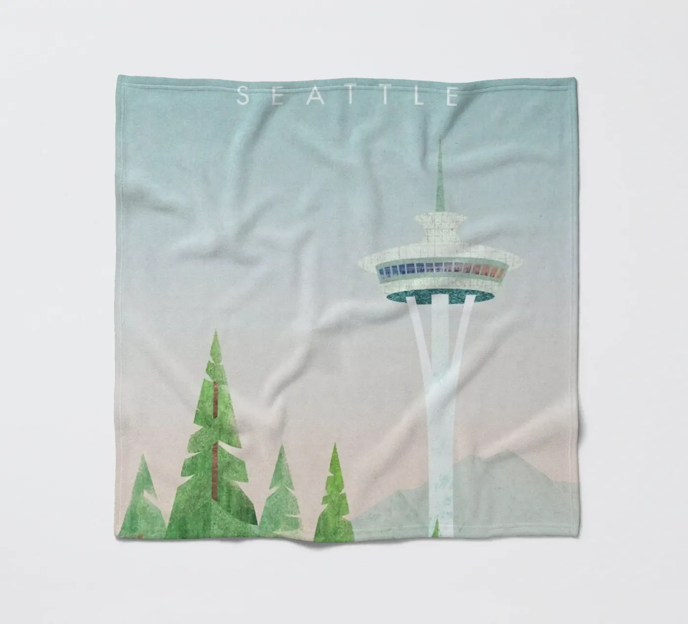 Seattle Fleecedecke von Henry Rivers