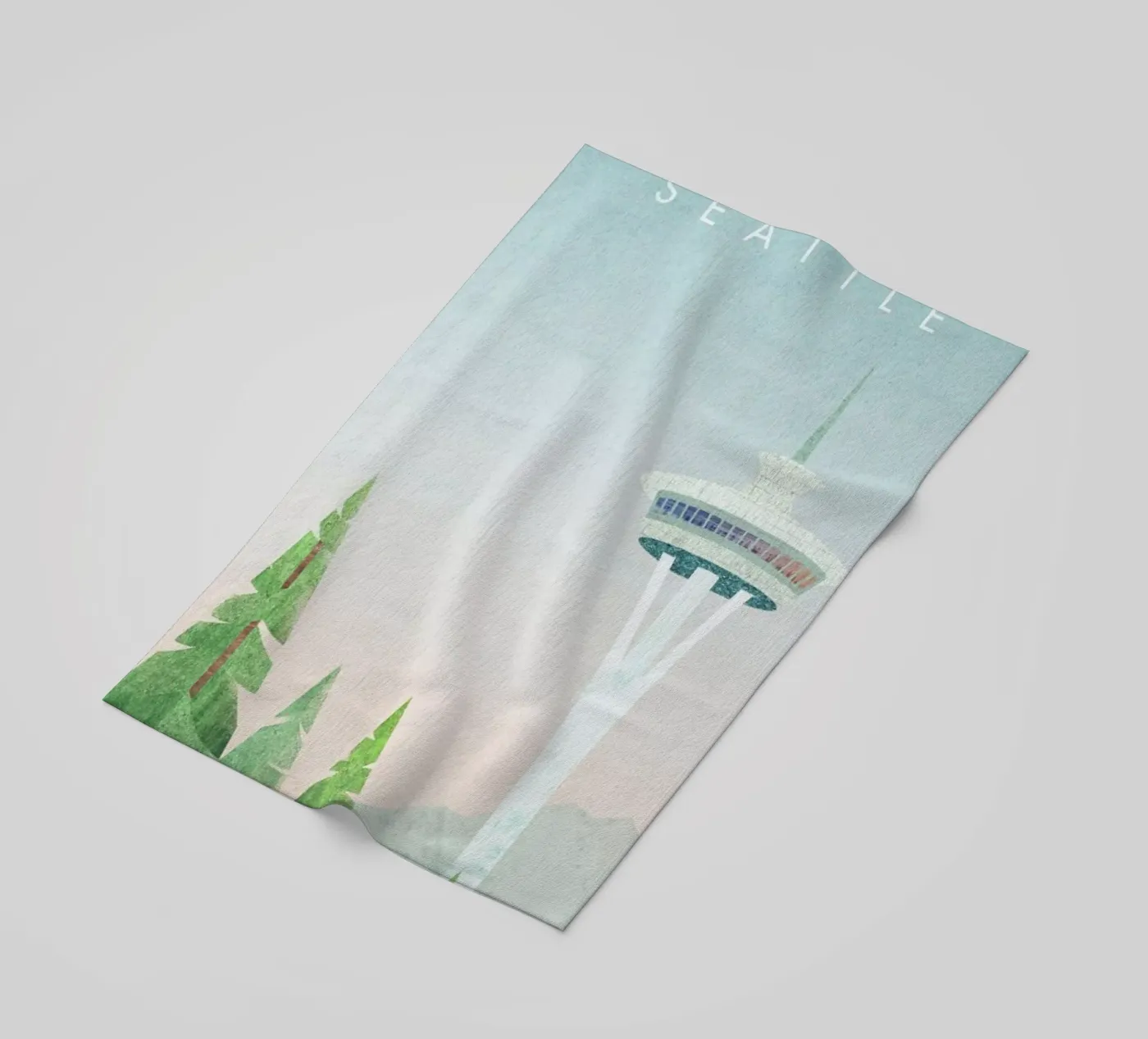 Seattle strandhanddoek van Henry Rivers