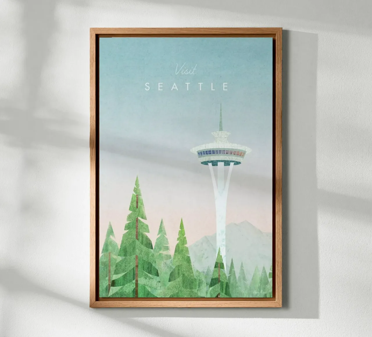 Seattle canvas van Henry Rivers