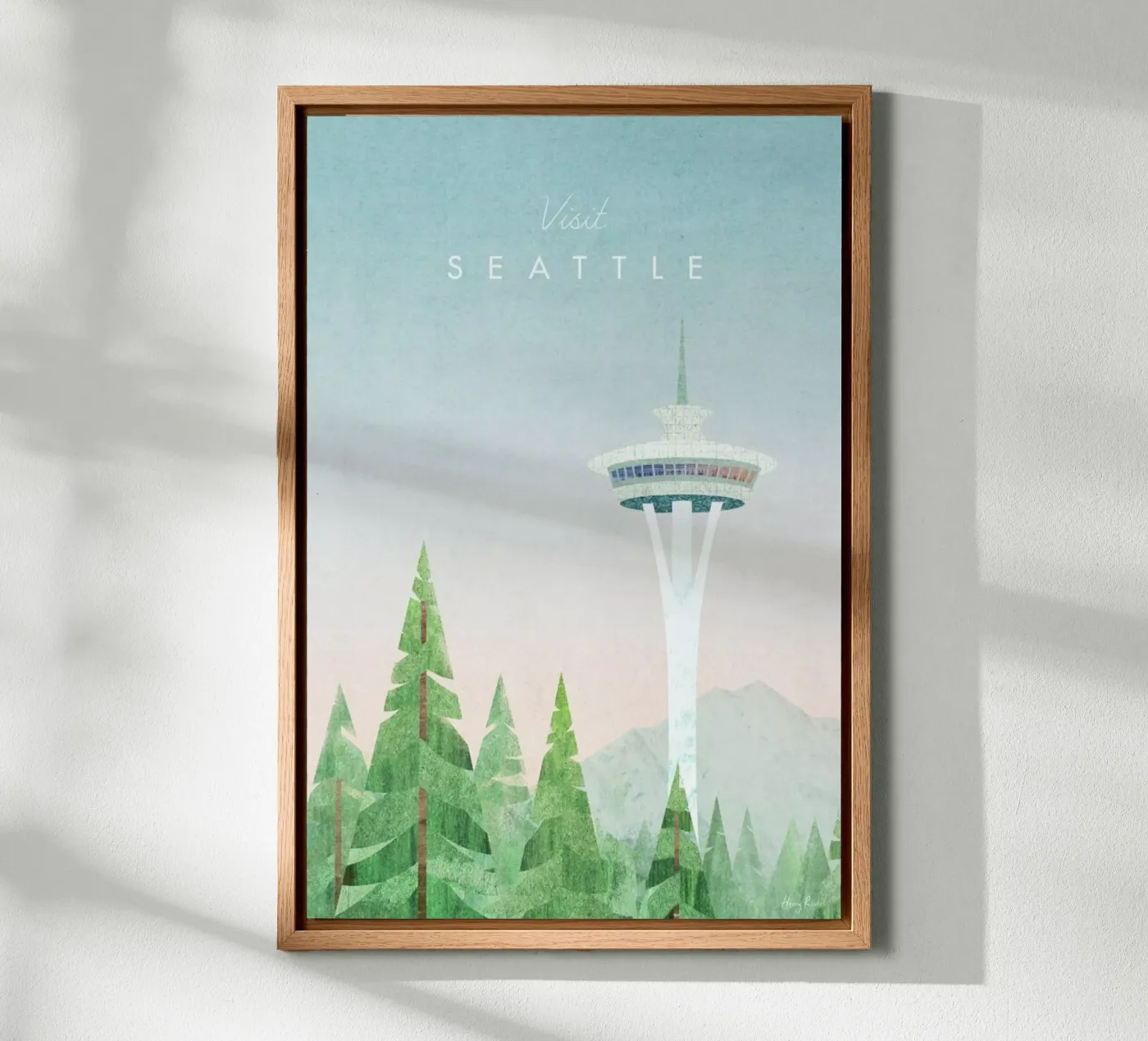 Seattle canvas by Henry Rivers