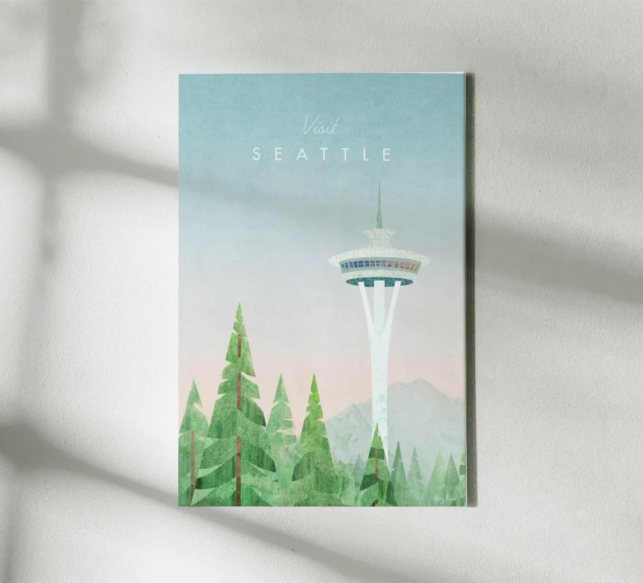 Seattle canvas van Henry Rivers