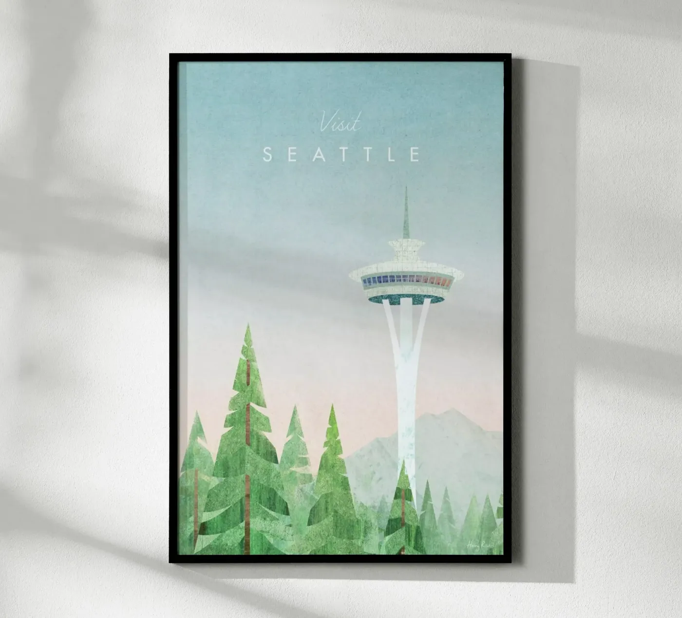Seattle poster van Henry Rivers