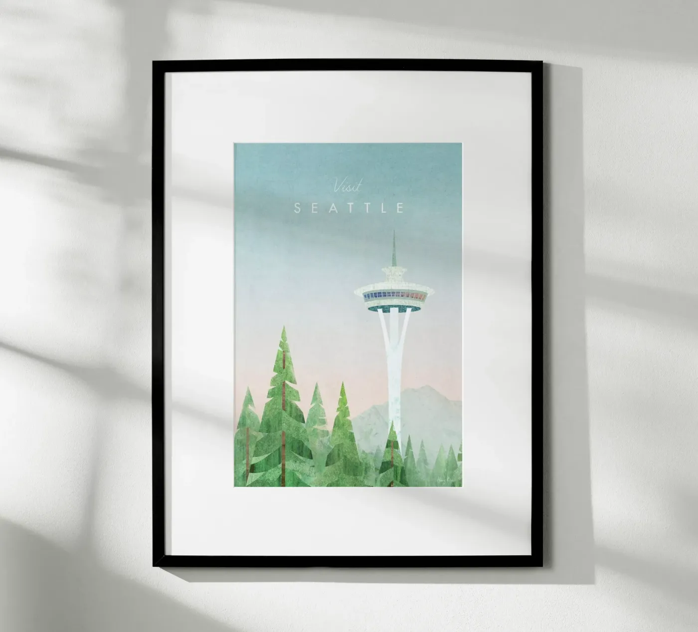 Seattle poster van Henry Rivers