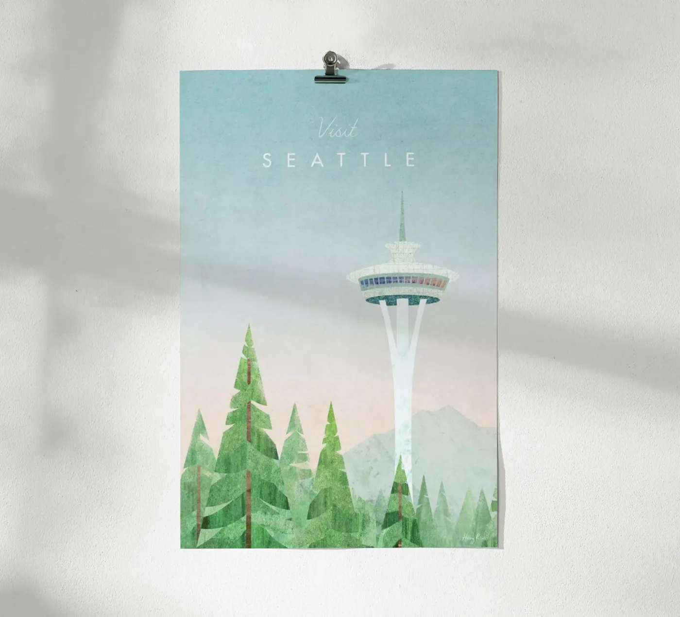 Seattle poster van Henry Rivers