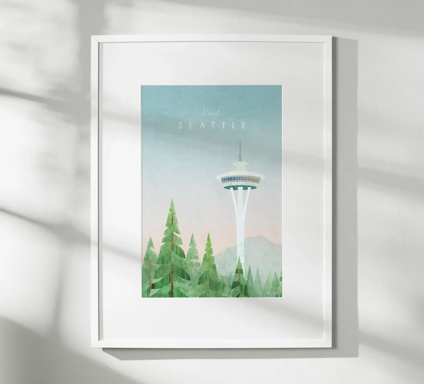 Seattle poster van Henry Rivers