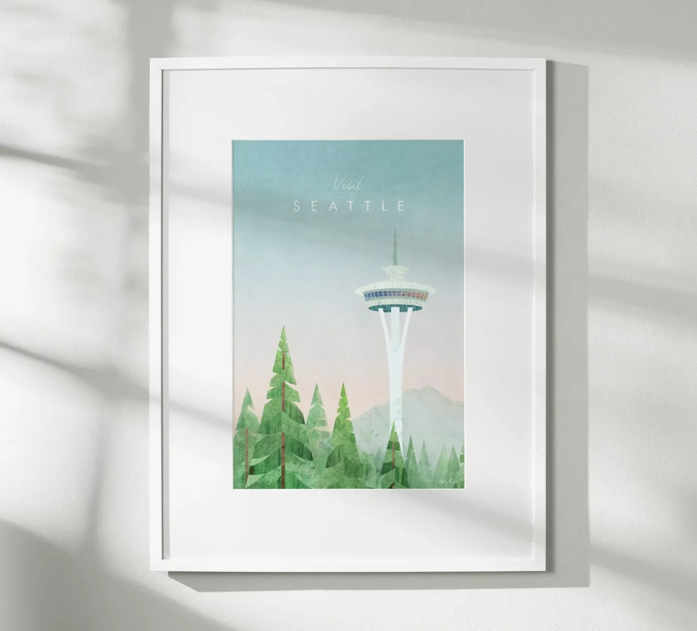 Seattle poster van Henry Rivers