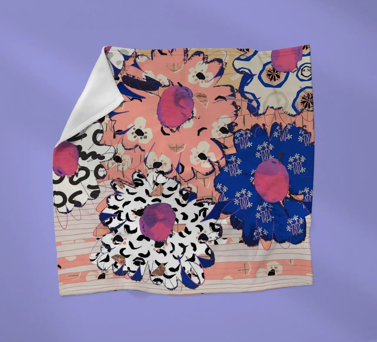 Pattern Play No 07 coperta in pile da treechild