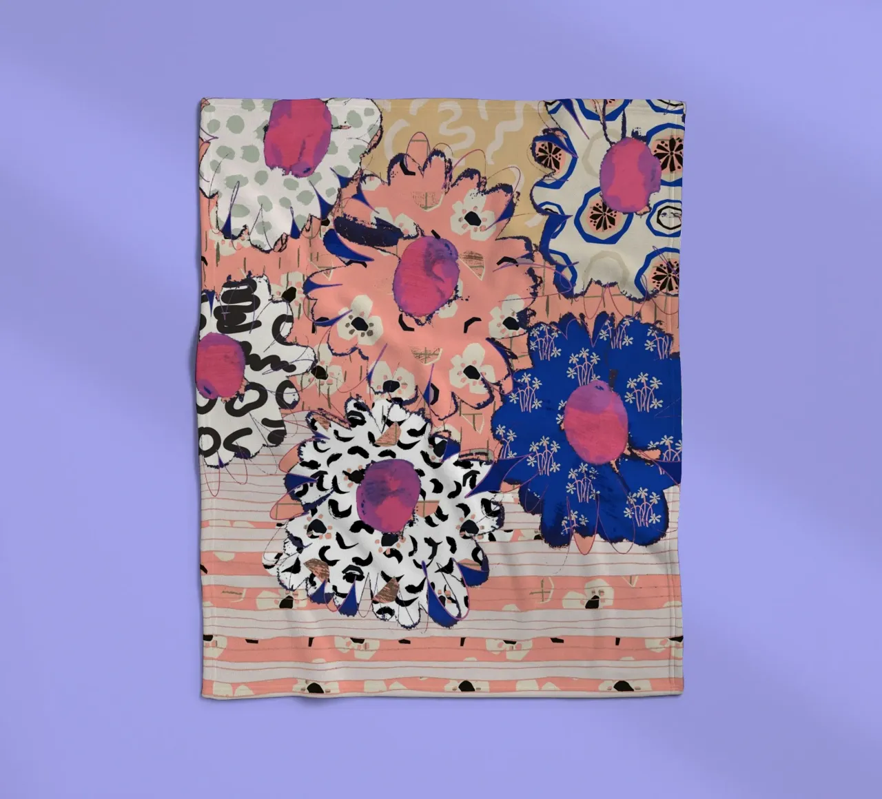 Pattern Play No 07 coperta in pile da treechild