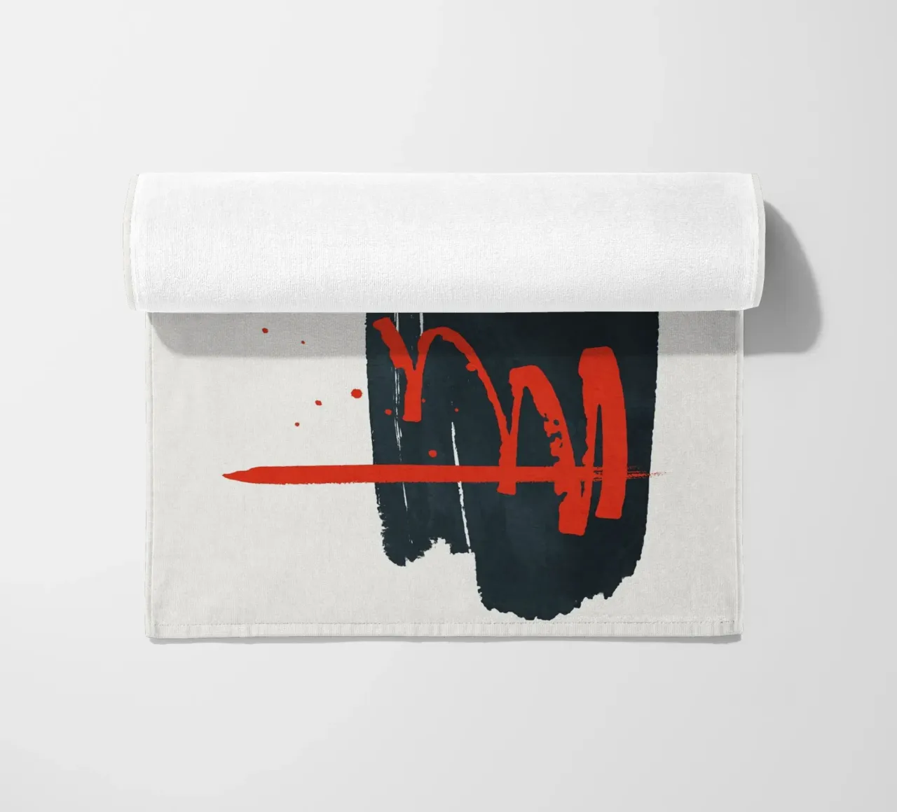 Ink Work 001 beach towel by amini54