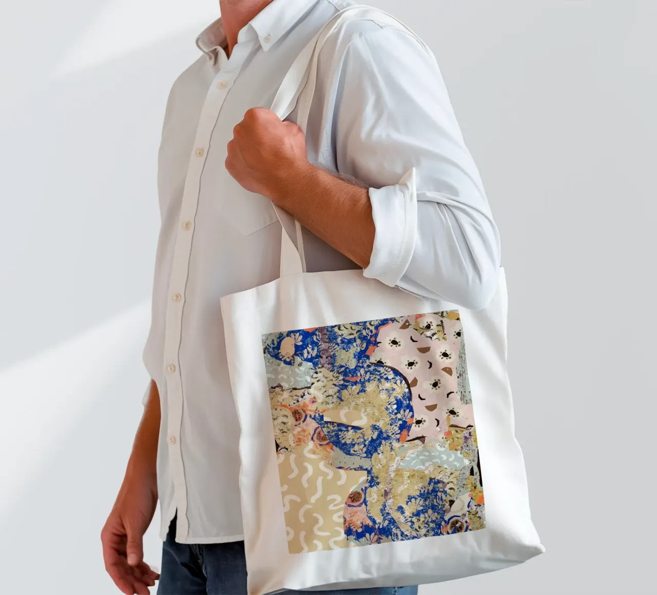 Pattern Play No 08 borsa in juta da treechild