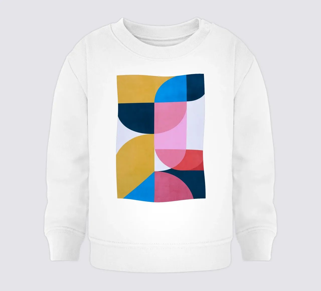 Quadrat und Kreis abstrakte Zeichnung ilustration Baby Sweatshirt von danine